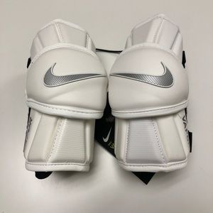 Nike Vapor Lacrosse Arm Pads White Large